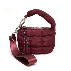 Women's Cute Mini Quilted Wristlet Gift Pouch Puffer Evening Bag